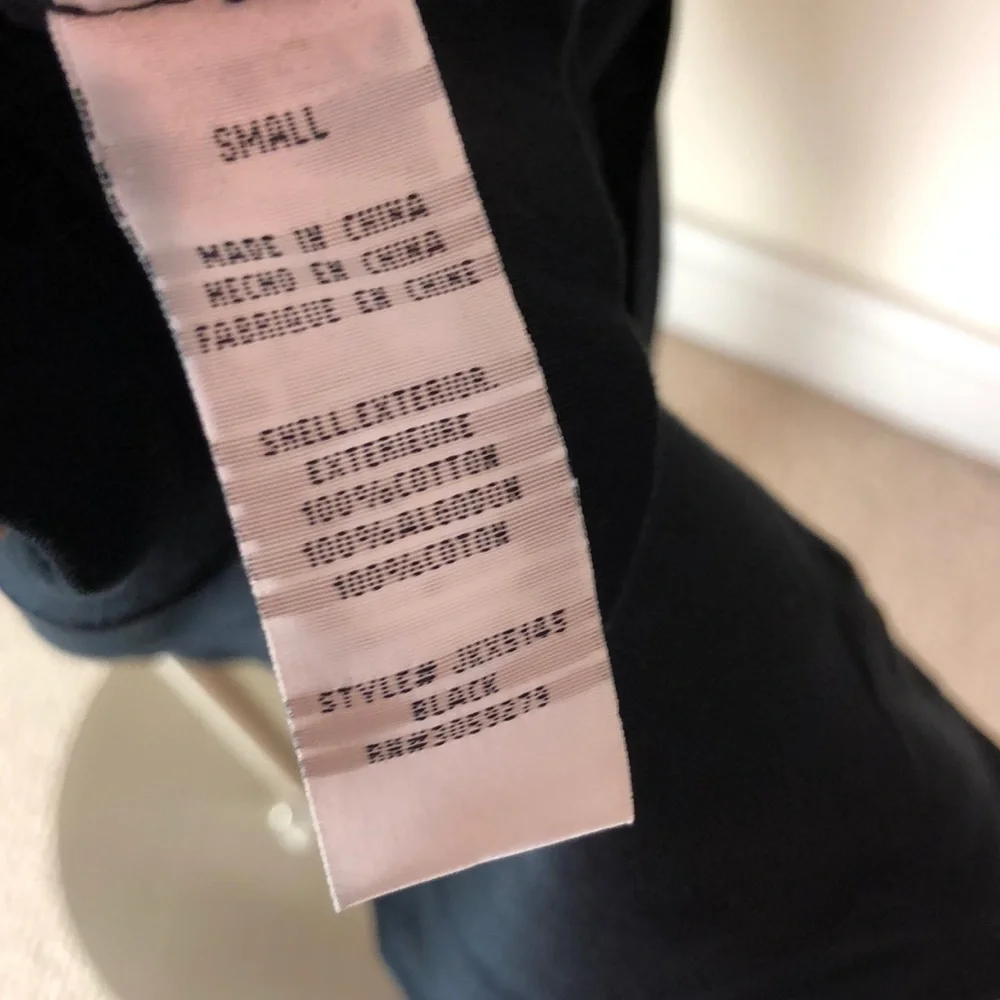 Thread & Supply Open Front Trench Black S